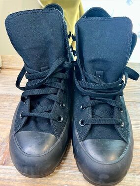 Converse Chuck Taylor All Star Lugged High Top Platform Black Sneakers Sz 7